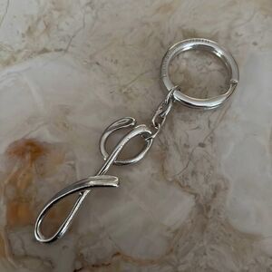 Tiffany & Co. Elsa Peretti 925 Sterling Silver Keychain Initial “Y”